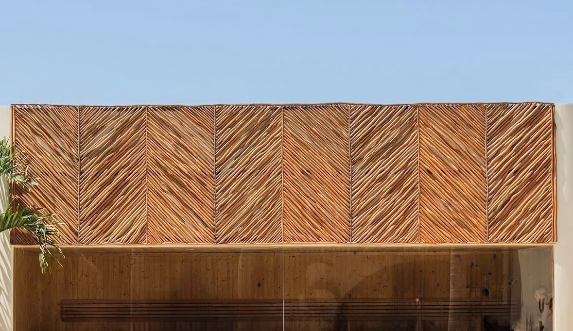 Chevron Hardwood Screens