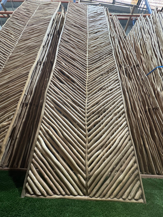 Chevron Hardwood Screens